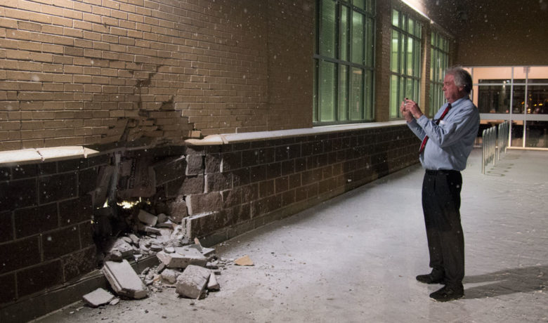 DUI Driver Damages Eastside Elementary