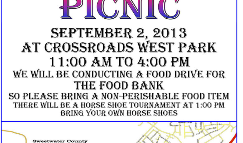 Labor Day Picnic to feature food drive