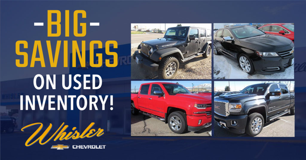 Save BIG on Even More Used Inventory at Whisler!