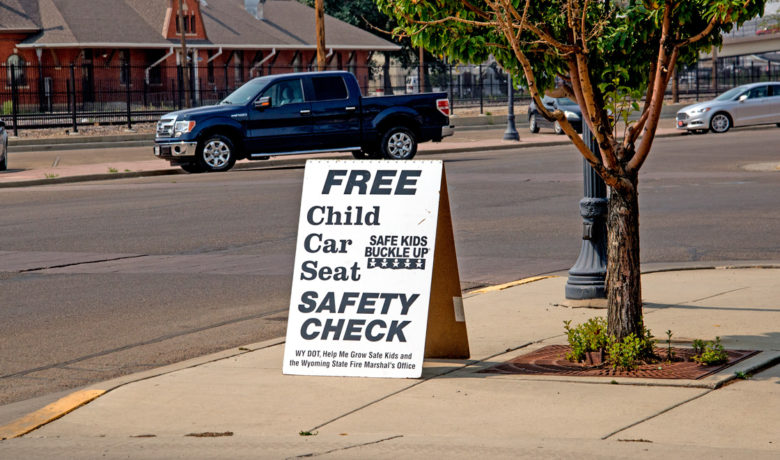 RSFD and 1st Bank Team Up For Child Seat Check; Stop in Until 2:00 pm Today