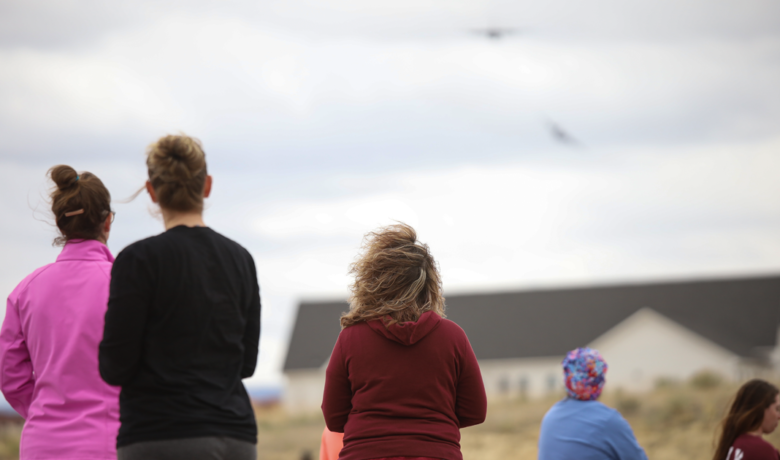 A Salute to Service: Wyoming Air National Guard Conducts Flyover in Rock Springs