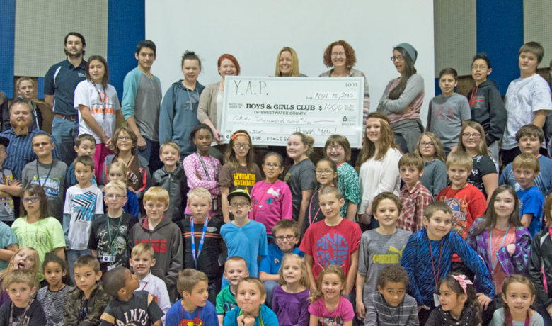 YAP Donates $1,000 to Boys and Girls Club of Sweetwater County