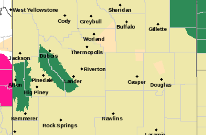 Flash Flood Watch Issued for Portions of Lincoln, Sublette and Fremont Counties