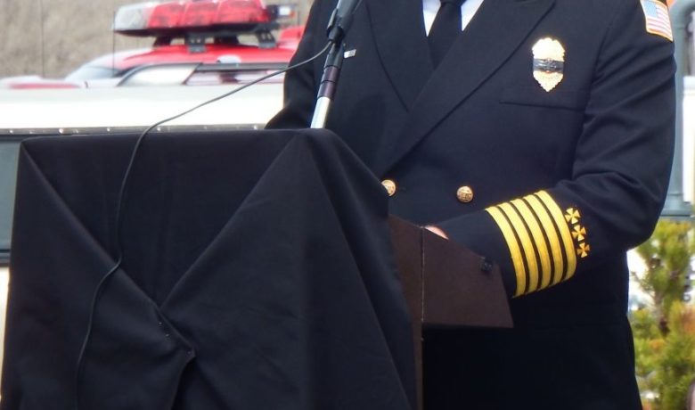 Wamsley Delivers Keynote at Firefighters Memorial