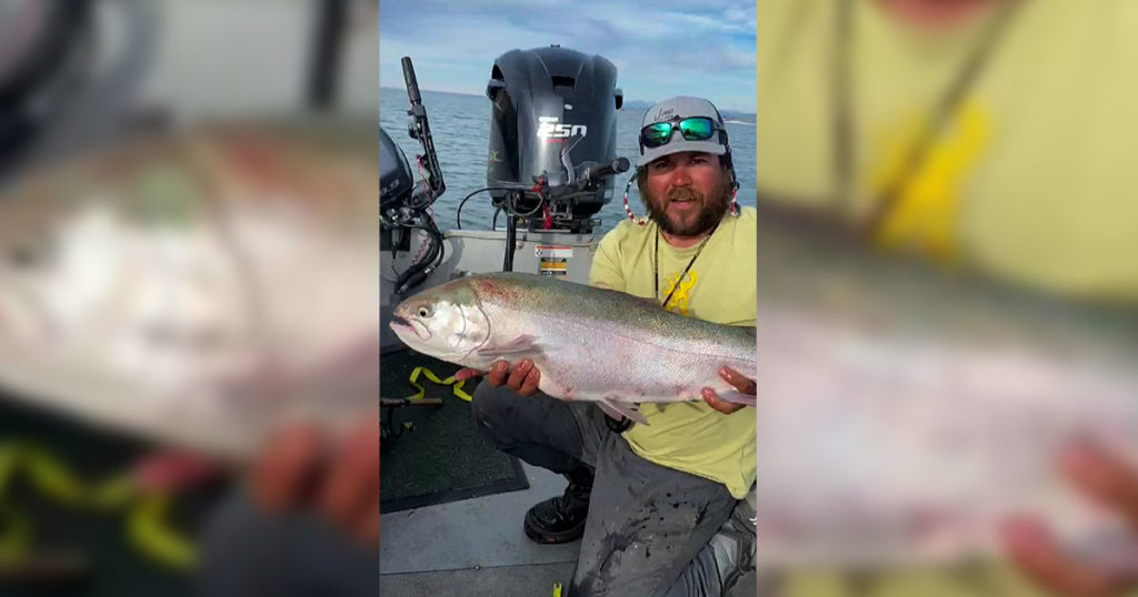 Rock Springs Man Catches Record Rainbow Trout at American Falls Reservoir in Idaho