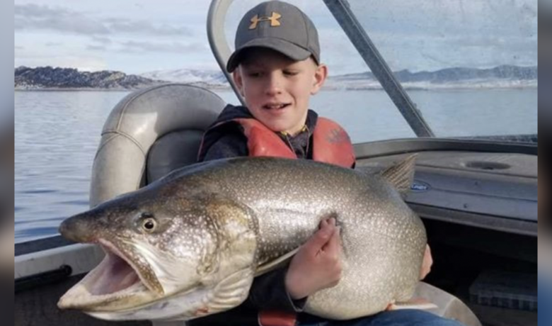 10-Year-Old Catches Monster Fish