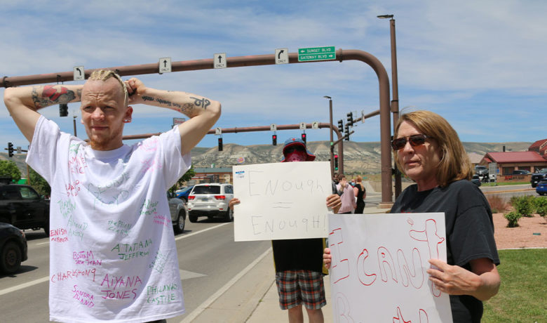 Peaceful Protest for George Floyd and Police Start in Rock Springs
