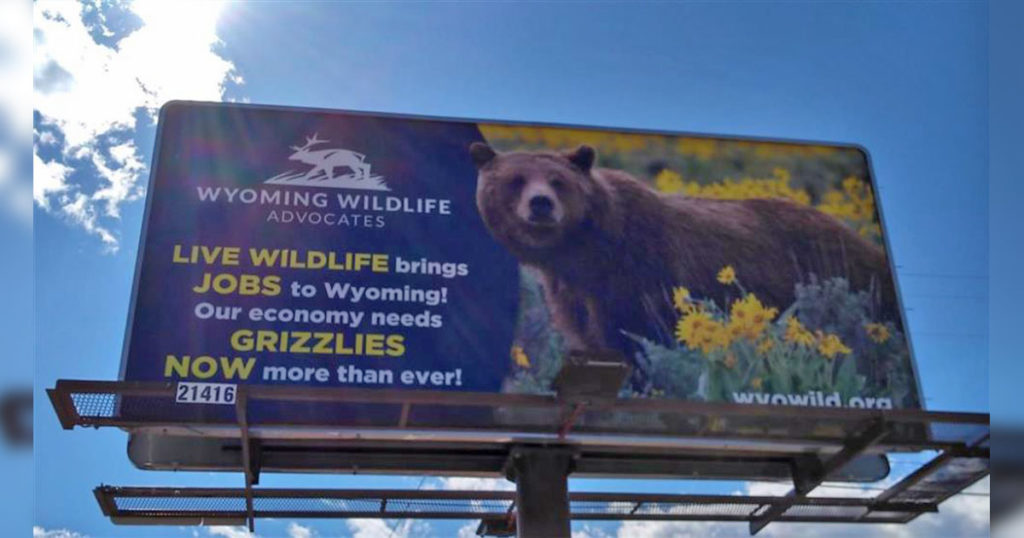 OPINION: Wyoming Wildlife Advocates New Billboard Highlights Economic Importance of Wildlife