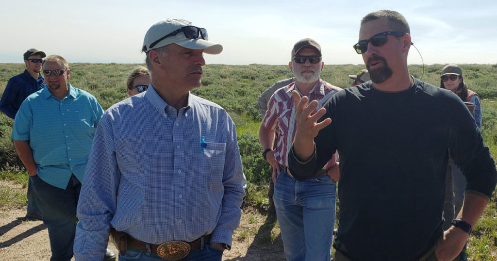 Governor Gordon Visits Greater Little Mountain Area in Sweetwater County