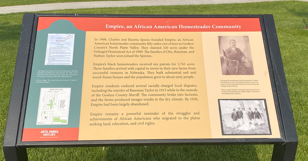 New Historical Marker Near Wheatland Recognizes African American Homesteaders