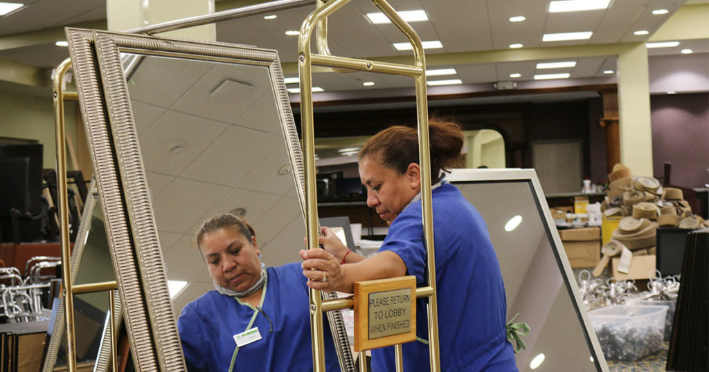 Remodeling Project Allows Hotel Employees to Work Through COVID-19 Shutdown