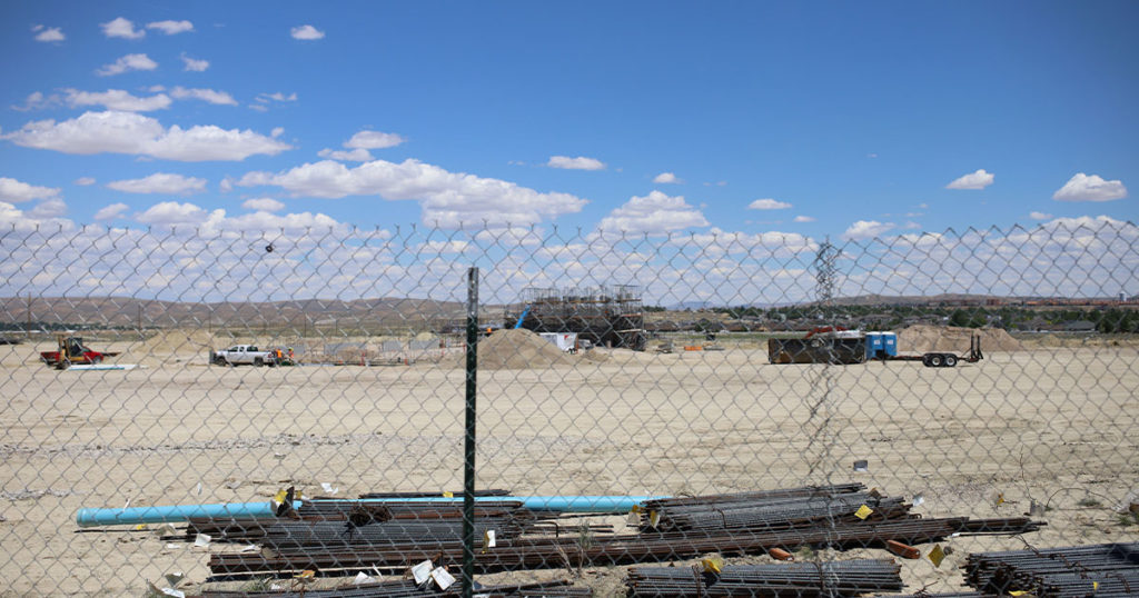 Construction on the New Rock Springs Satellite School Continues