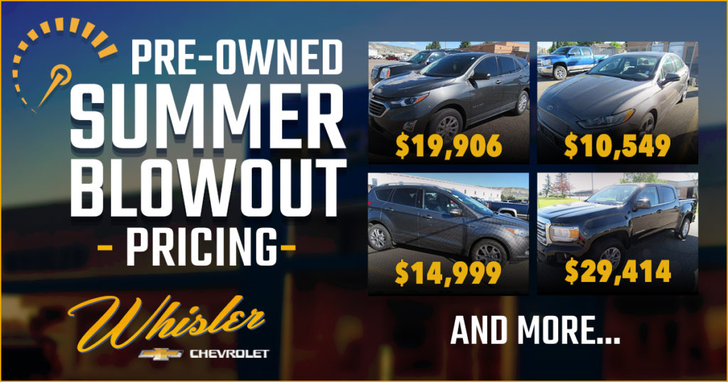 It’s Heating Up With Pre-Owned Summer Blowout Pricing at Whisler