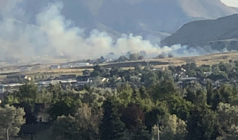 Fire Under Control Behind Volcic Trailer Park