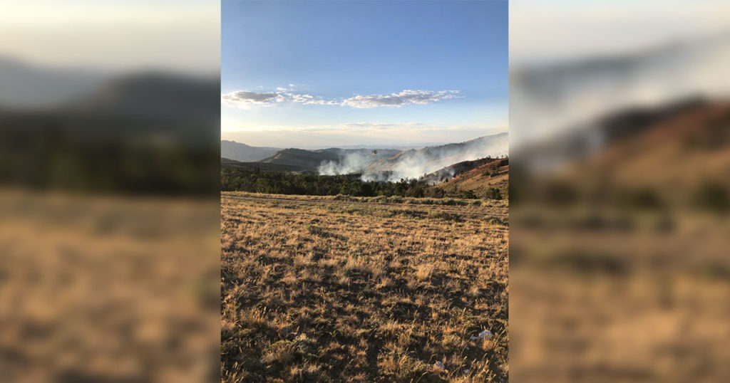 Wyoming Fire Crews Keep Active Bradley Fire in Check
