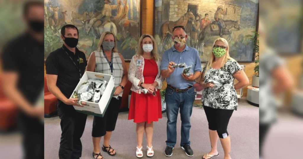 Genesis Alkali Donates PPE to Rock Springs High School and Jr. High and Farson High School