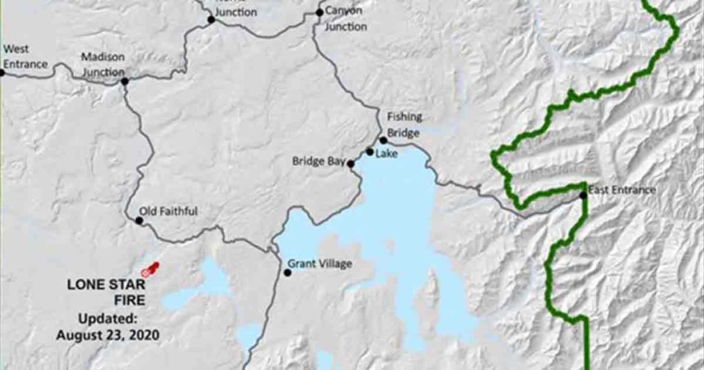 Lone Star Fire near Old Faithful Contributes to More Road Closures