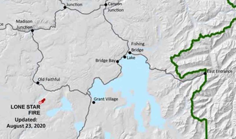 Lone Star Fire near Old Faithful Contributes to More Road Closures