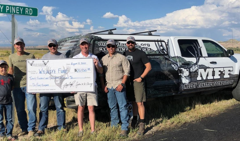 Dry Piney Wildlife Crossing Project Receives $20,500 Donation From Muley Fanatic Foundation