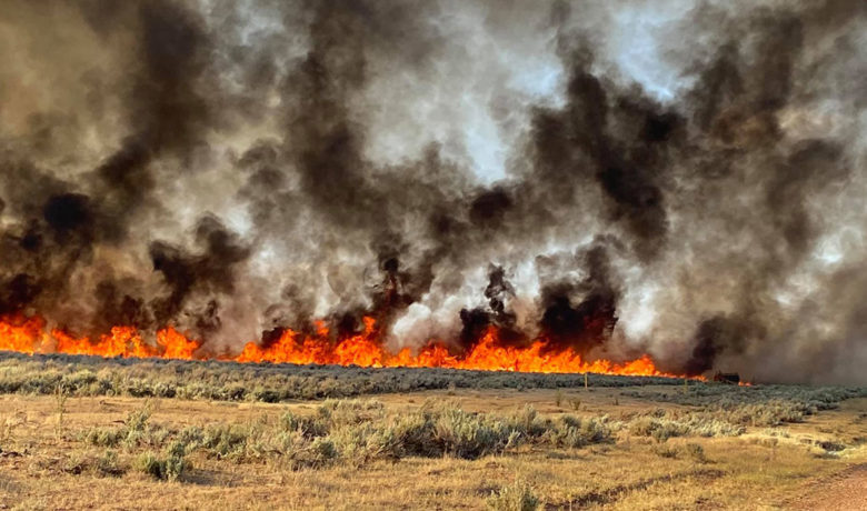 Fire Crews Continue to Battle Painter Fire near Evanston