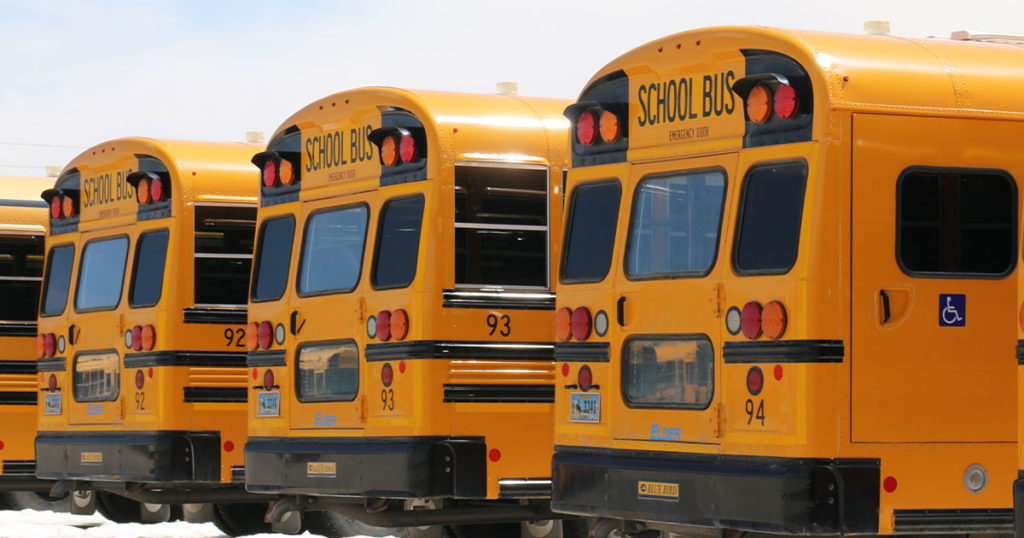 Two Sustain Minor Injuries After Car Rear Ends School Bus