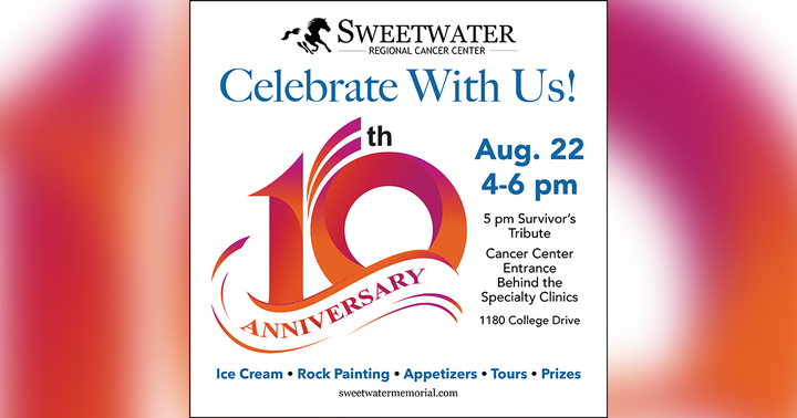 Celebrate the Cancer Center’s 10th Anniversary with Memorial Hospital of Sweetwater County