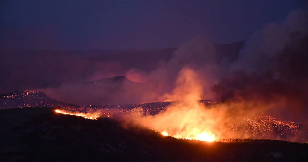 Minimal Containment on Richard Mountain Fire