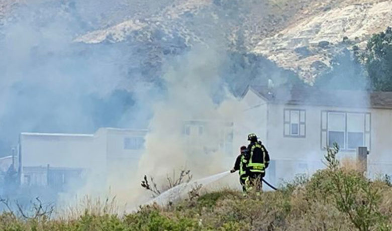 Mobile Home Catches on Fire on Antelope Drive in Rock Springs Saturday
