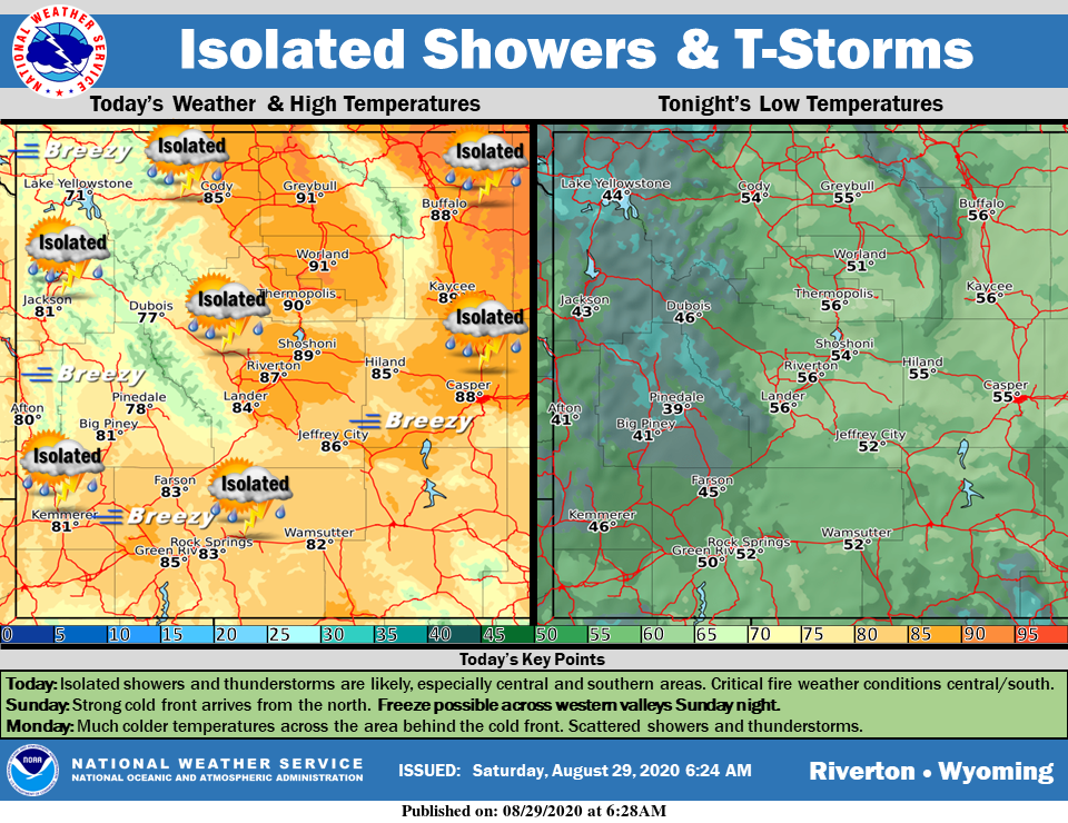 Mostly Sunny with a High Near 80