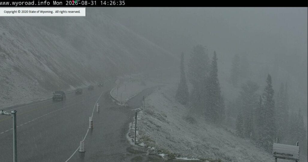 PHOTOS: Cold Front Brings Snow to Wyoming, Freeze Warning Issued