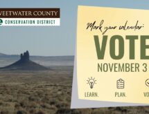 Sweetwater County Conservation District Mill Levy to Appear on November 3 Ballot.