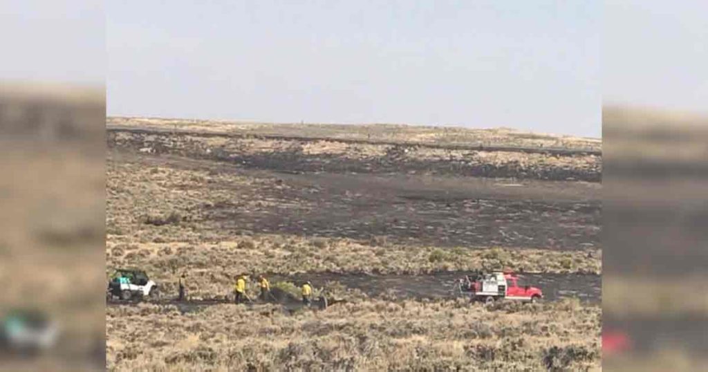 Fire near Hanna Mapped at Over 14,000 Acres Today