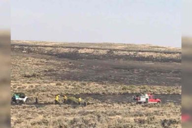 Fire near Hanna Mapped at Over 14,000 Acres Today