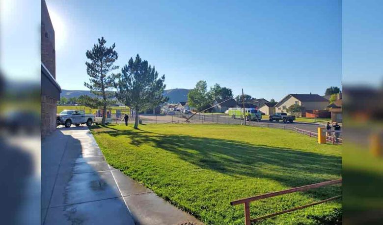 Truck Runs into Truman Elementary School Thursday Evening