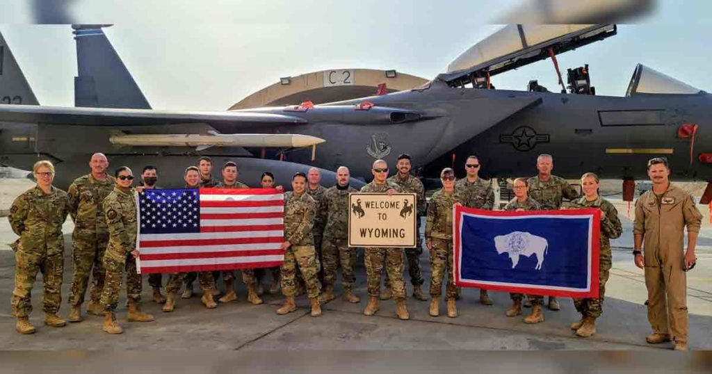 Wyoming Air Guard Unites for Remember Everyone Deployed Friday