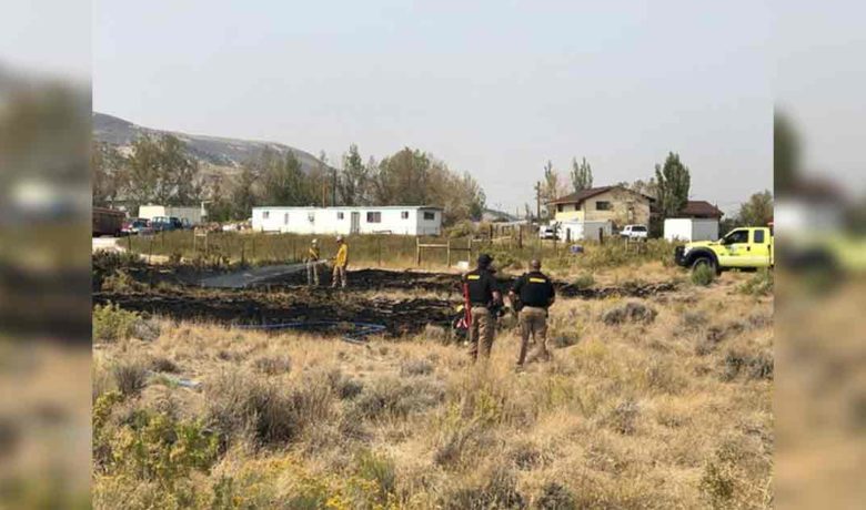Fire Crews Quickly Extinguish Brush Fire Near Stassinos Ranch
