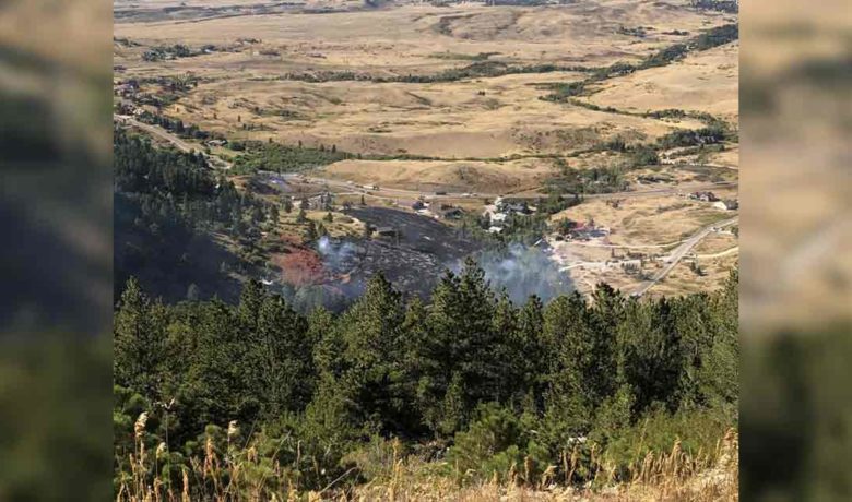 (Photo Gallery) County Fire Warden: Garden Creek Fire near Casper Contained Saturday