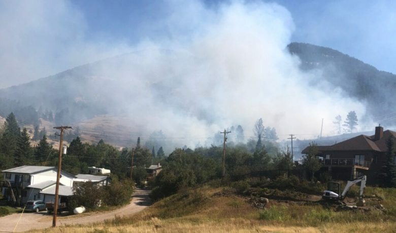 Wildfire Burning at Base of Casper Mountain; Evacuations in Progress