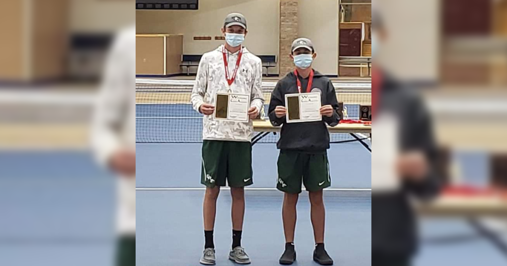 Wolves’ Cordova, Friel, Win Championship at State Tennis