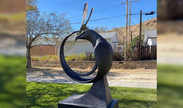 Green River Arts Council Moves Sculpture to Honor Former Chairwoman