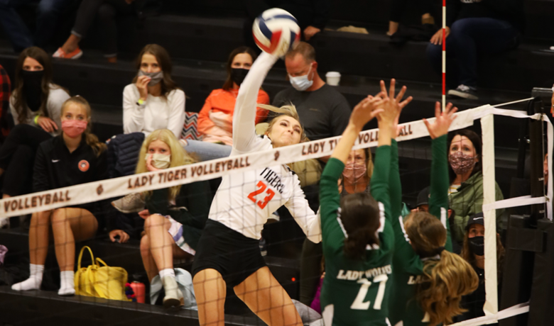 Lady Tigers Down Lady Wolves in Three Sets