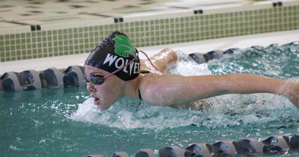 Green River Lady Wolves Swim Hard Saturday