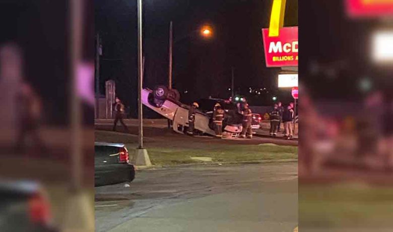 1 Person Injured, 1 Cited after a 3-Vehicle Crash in Green River