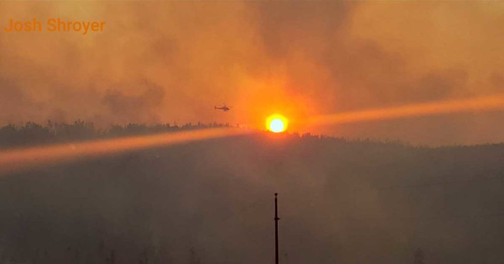 Mullen Fire 14 Percent Contained; Smoke Production High