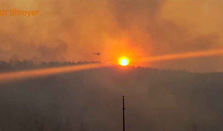 Mullen Fire 14 Percent Contained; Smoke Production High