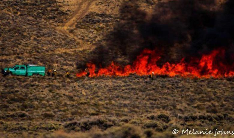 Mullen Fire Behavior Minimal Tuesday; Crews Cautious Due to Strong Winds