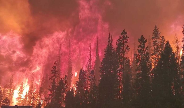 Cold Front Expected to Moderate Mullen Fire Growth
