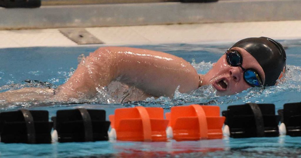 Lady Tigers Swim and Dive Win Set of Home Duals