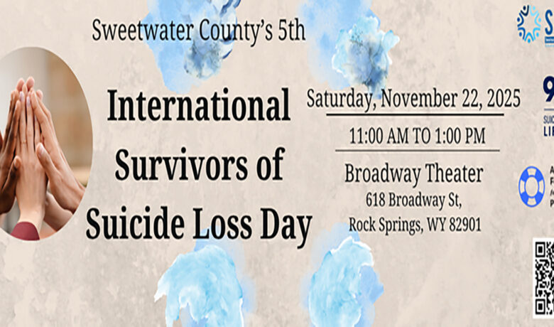 Sweetwater County Prevention Coalition to Host 5th Annual International Survivors of Suicide Loss Day Event