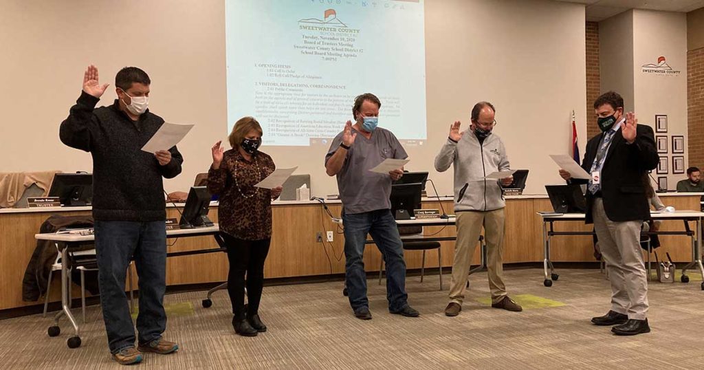 SCSD No. 2 Discusses Budget Shortfall for 2021-2022; Board Members Sworn In